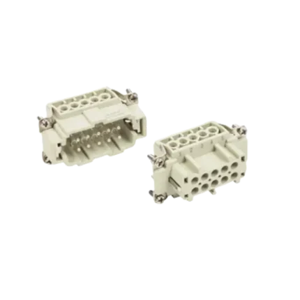 He-010 螺丝连接器 Rock 16A 10 针可替代 Sibas Te 连接器