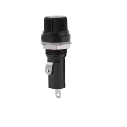 6x30 面板安装保险丝座 R3-13 螺丝型电子保险丝盒，适用于 6*30mm 电子玻璃陶瓷管保险丝