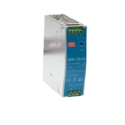 Mean Well 单输出工业系列 NDR-120-12 NDR-120-24 NDR-120-48 120W 48V 2.5A 5A 10A DIN 导轨开关电源