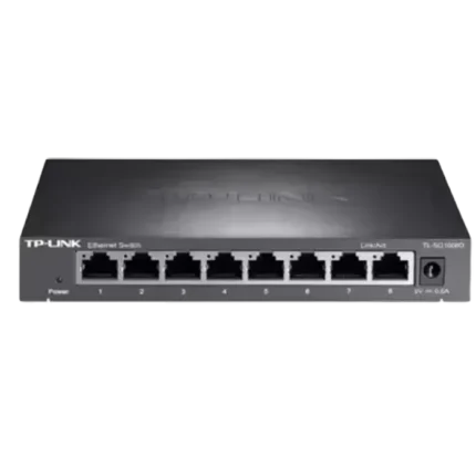 TP-LINK SG1008D交换机 千兆全千兆以太网交换机 8*1000M RJ45端口 线速转发 MAC桌面式壁挂
