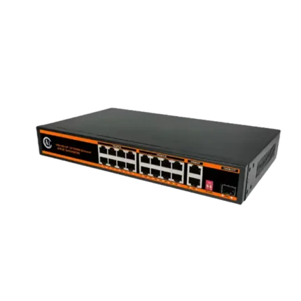 全千兆 16 端口 PoE 交换机，10/100/1000Mbps AC 110V-240V